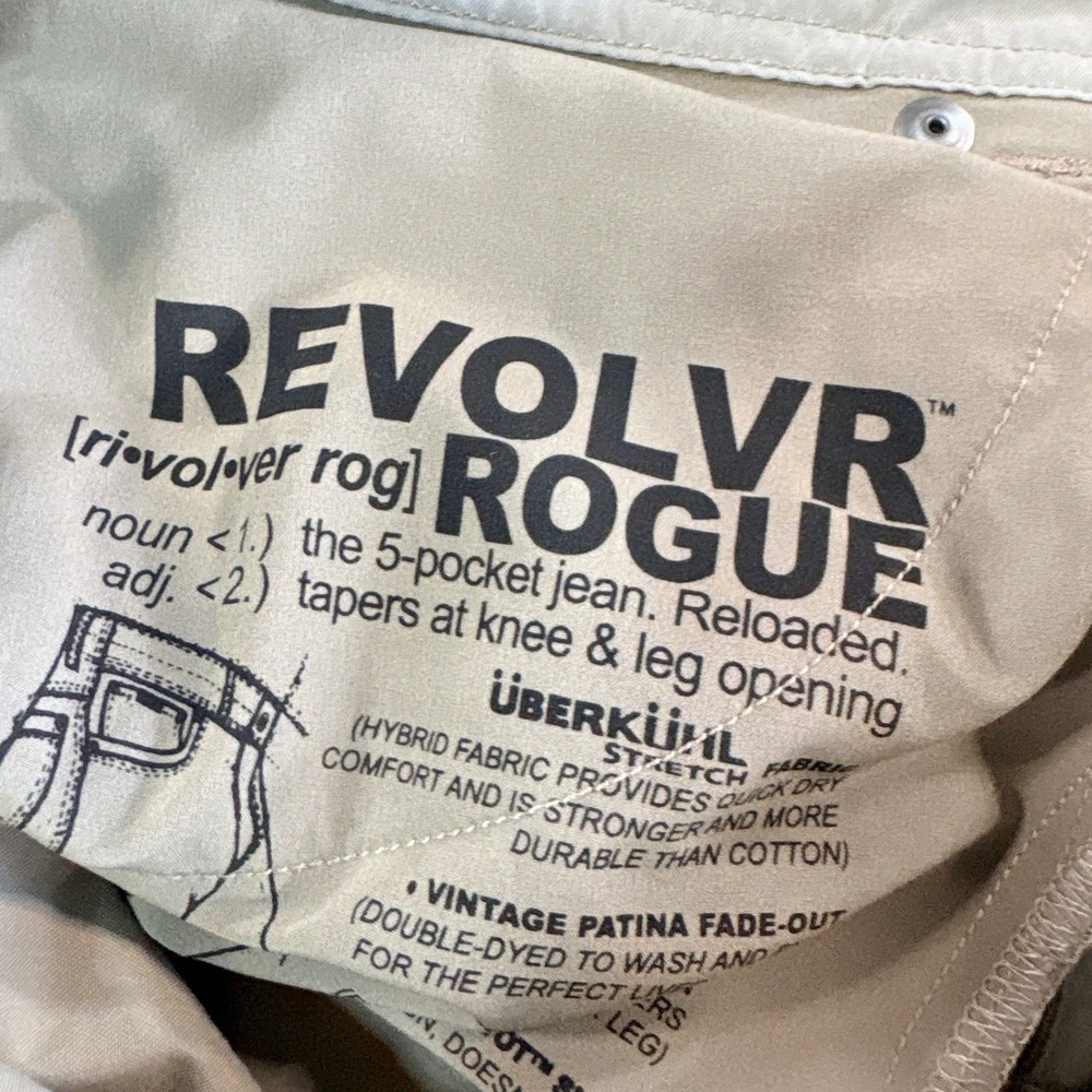 KUHL Revolvr Rogue Mens Tan Khaki Articulated Knee Hiking Outdoor Pants 31x30 - Picture 12 of 12